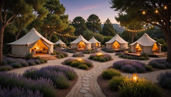Découvrez le luxe du camping aux Jardins de Kergal