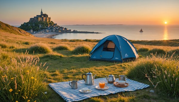 Découvrez le charme du camping à Cancale avec vue sur la baie du Mont Saint Michel