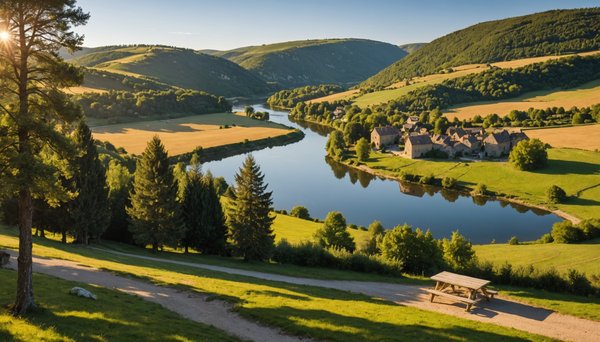 Les plus beaux villages de l'aveyron à visiter : itinéraires et étapes avec le camping lac aux oiseaux